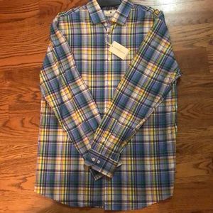 Southern Pines Button Down Plaid Shirt.